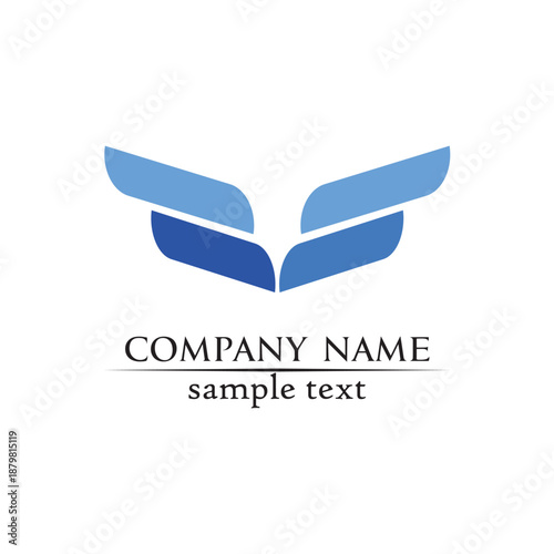 Business Finance professional logo template vector icon