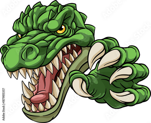 A crocodile, dinosaur or al...