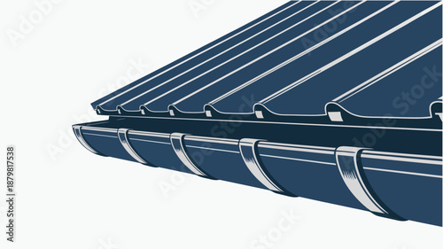 Modern architectural roof design