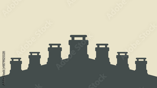 Ancient ruins at sunset