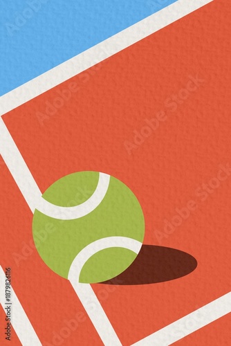 minimal tennis tournament poster design tennis flyer abstract design with tennis racket and tennis ball