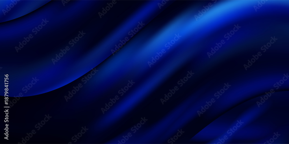 Fototapeta premium Bright blue abstract gradient with coarse grain texture, aesthetic horizontal design for background elements. Vector ilustration