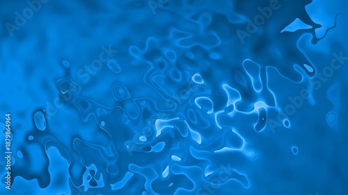  Abstract Liquid waves motion flowing background Seamless looping Blue Color Liquid Reflection  background Video animation Ultra HD 4K 3840x2160