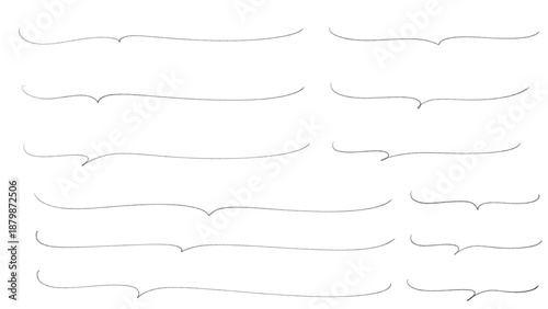 細いマーカーペンで書かれた、おしゃれでかわいい手書きのふきだし