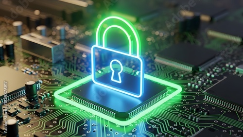 Secure data protection on circuit board