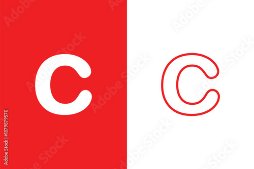 Copyright icon logotype designs. Copyright icon line art solid collection for app design. copyright pictogram icon. C Symbol trademark icon. Copyright mark symbol icon. Smart mark and trademark right