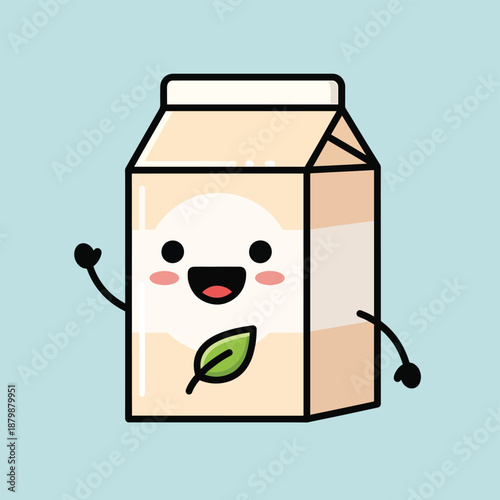 Cartoon Milk Container