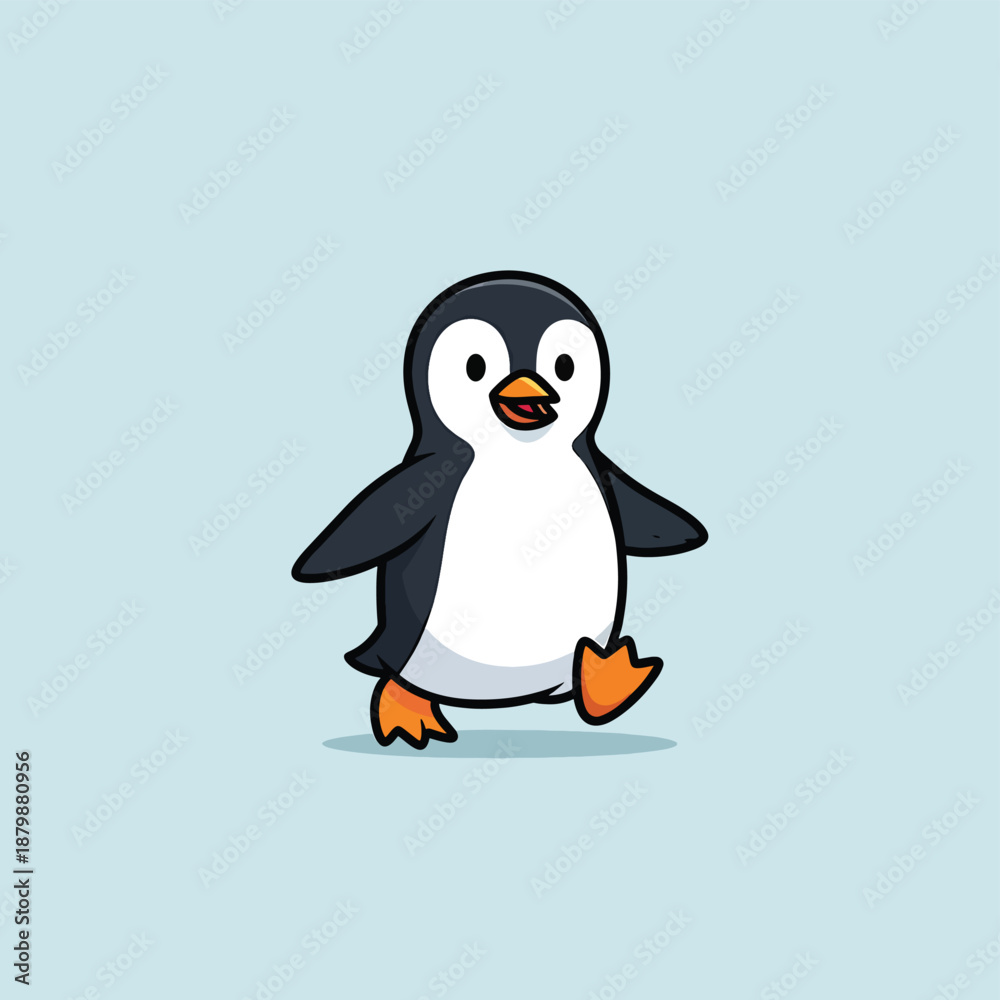 Fototapeta premium Happy Penguin Character