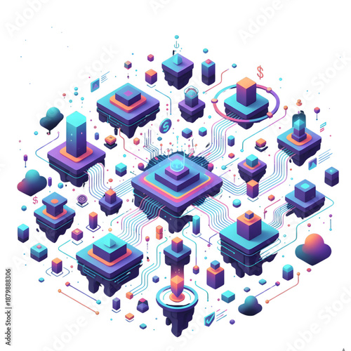 Decentralized Creator Economy Network Illustration