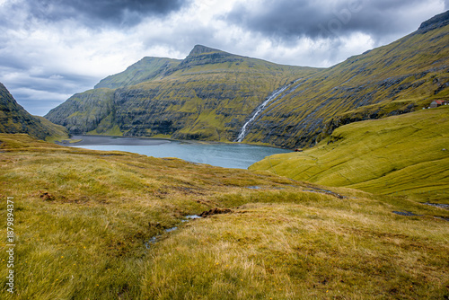 Saksun Waterfall - Faroe Islands