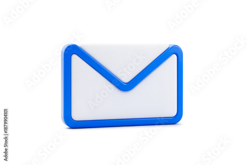 Minimalist Blue and White Mail Envelope Icon Free Download Minimalist Blue and White Mail Envelope Icon - GFXLoad
