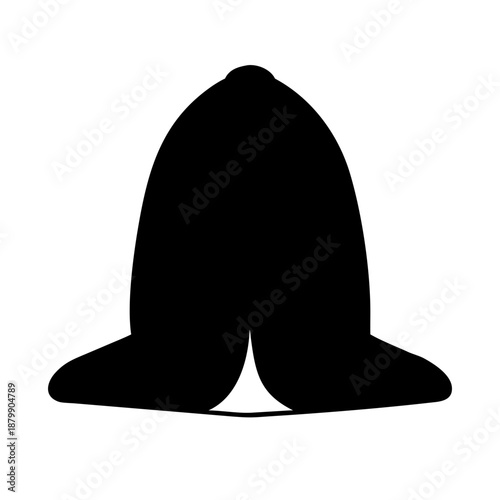 Minimalist black silhouette of a stylized bird or creature viewed from behind on a white background  Open holy book on a rehal stand, a symbol of religious study and devotion