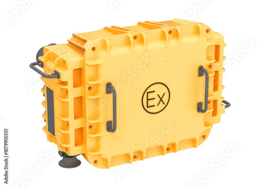 Ex Certified Junction Box for Hazardous Areas – Industrial Electrical Terminal Enclosure 3D Render