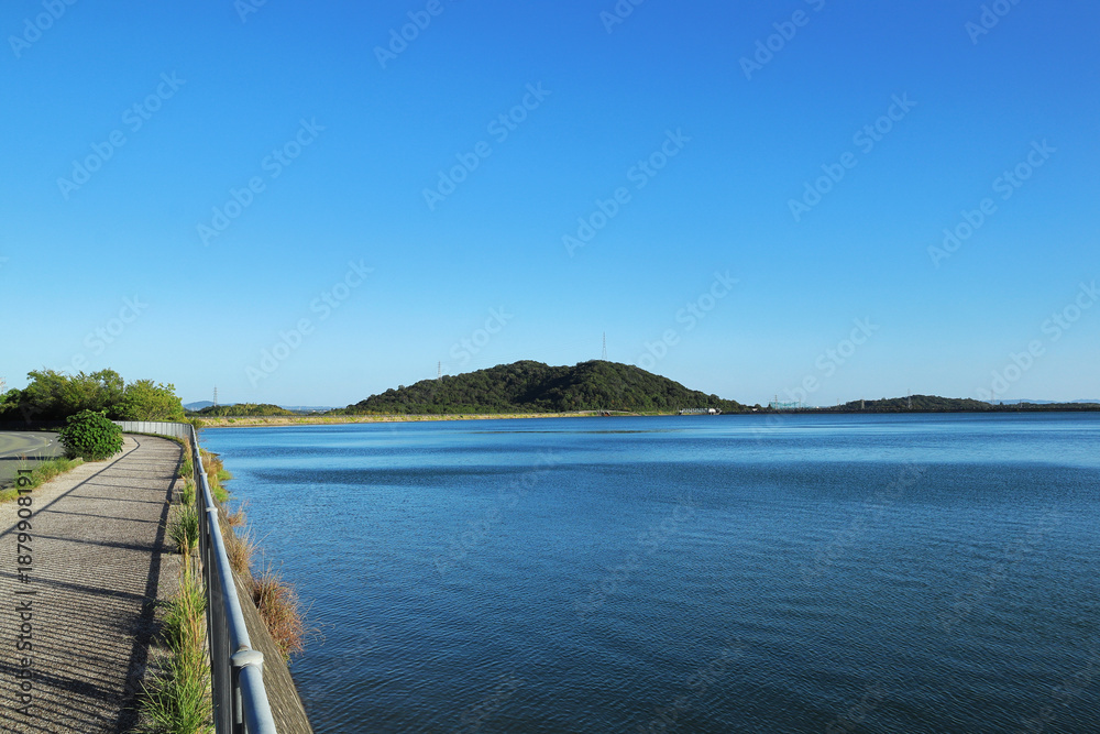 Obraz premium 平荘湖の景色（兵庫県）