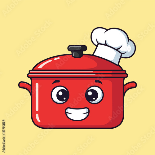 Smiling Cartoon Casserole Dish