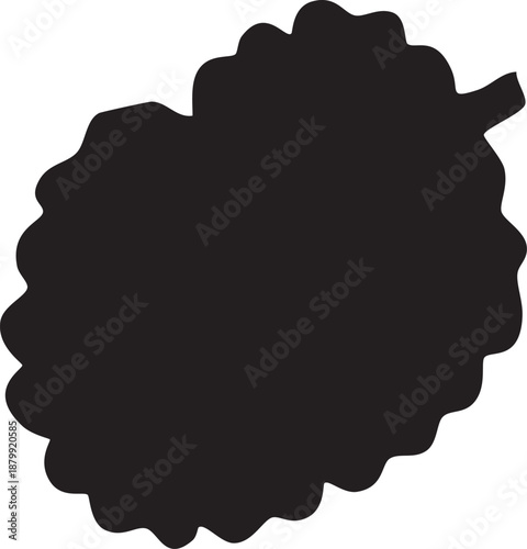 3D vector illustration of a cloud computing icon featuring a silhouette map and paper contour outline of a country land shape for a geography travel symbol design