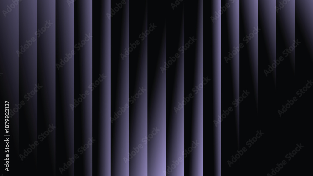 Obraz premium Black and white strips background, A dark background with vertical white and black gradient lines