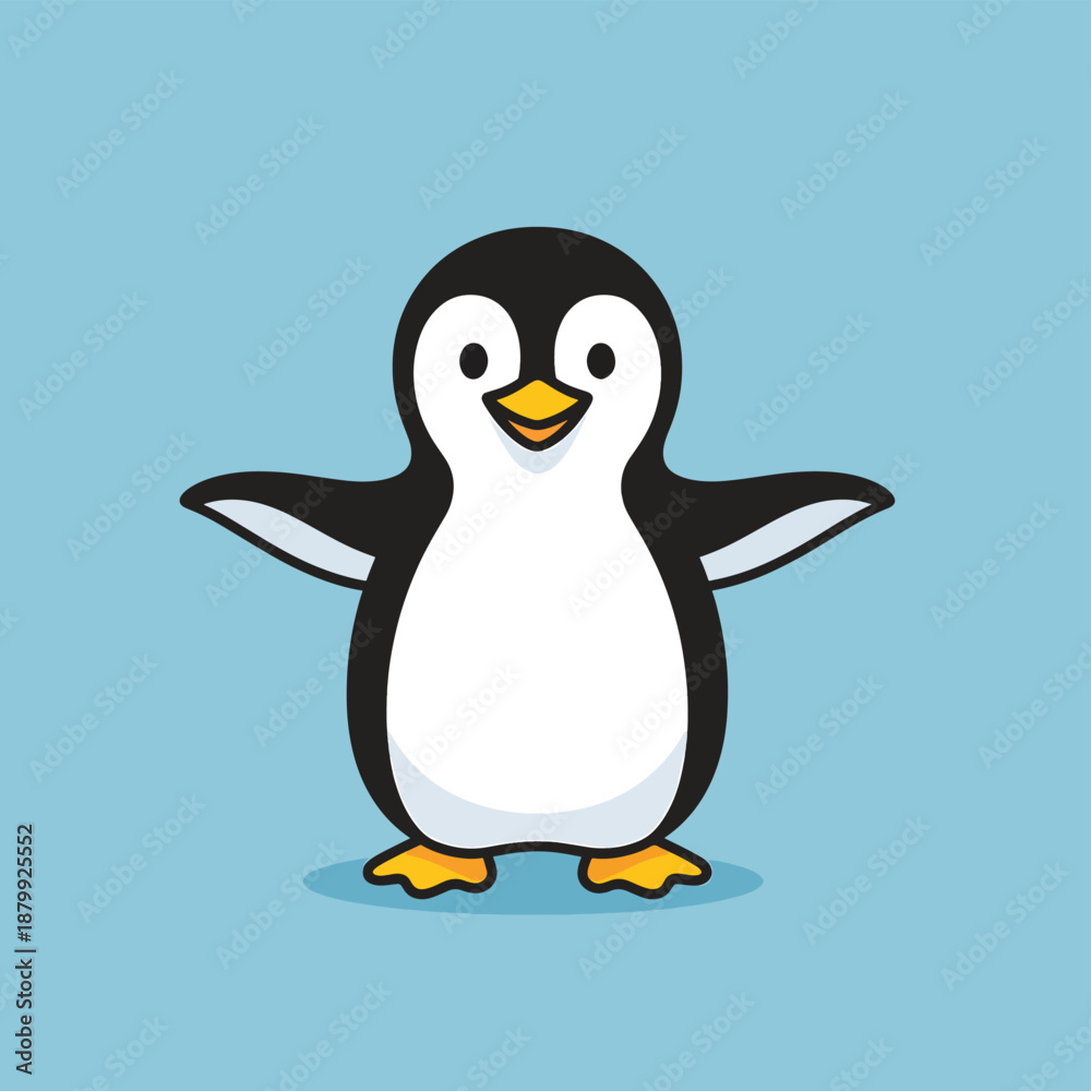 Obraz premium Happy Penguin Character