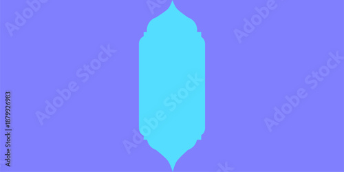 Arabic Style Geometric Silhouette for Ramadan Iftar Parties and Eid al-Fitr Festival Decorations