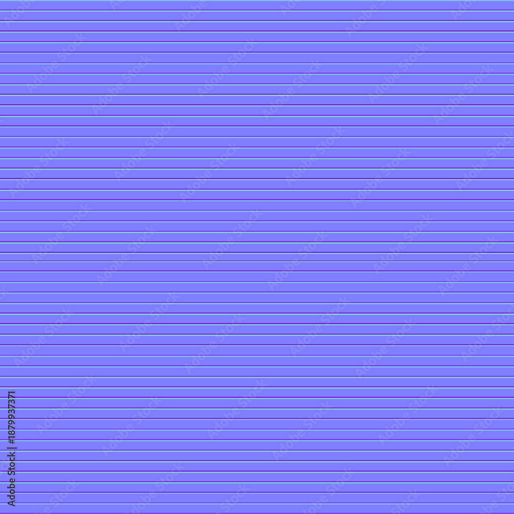 Fototapeta premium Horizontal Slat Pattern Normal Map for 3D Architectural Design
