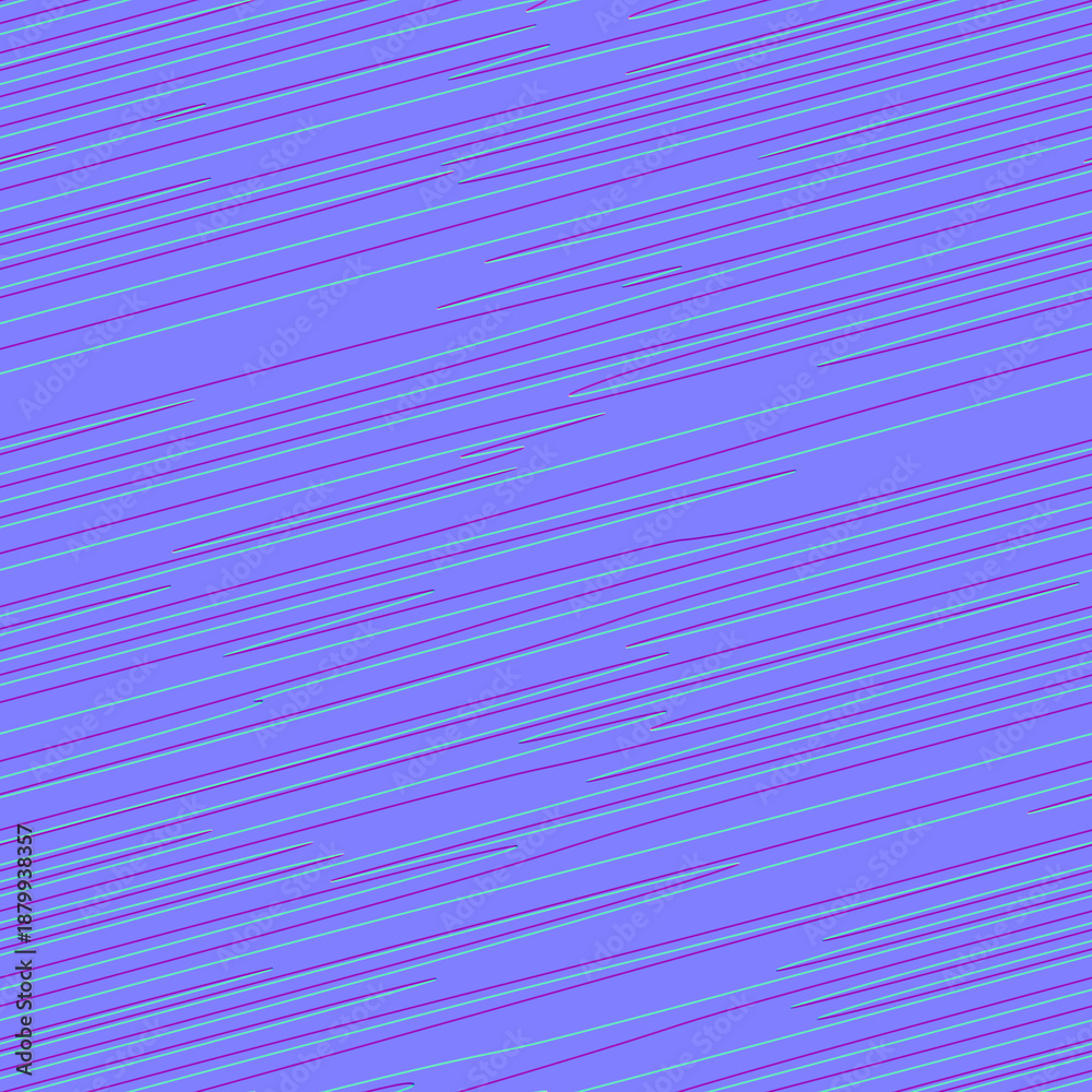 Fototapeta premium Diagonal Rain Streaks Texture Normal Map for 3D Weather
