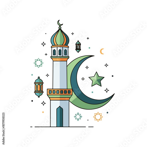 Feet with Sandals and Decorative Draped Clothing