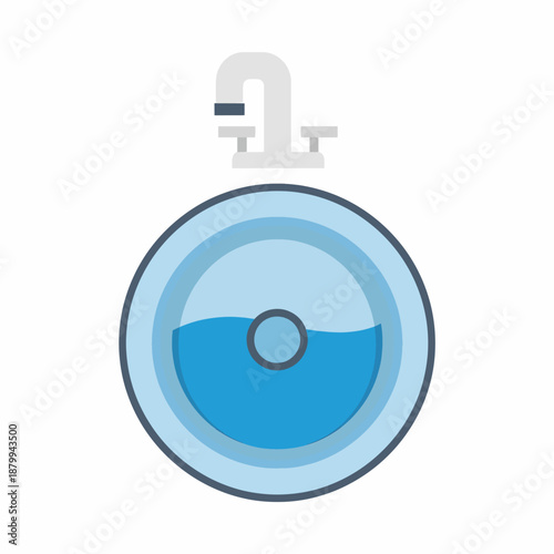 Faucet Filling Water Basin