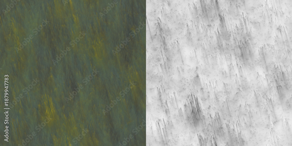 Naklejka premium Seamless pattern of oil paint canvas. Texture via an alpha channel.