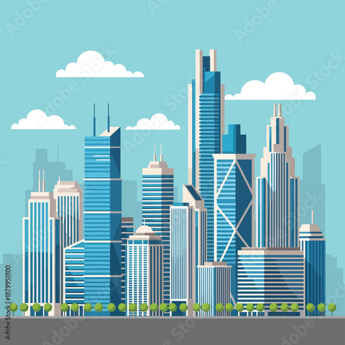 Modern City Skyline