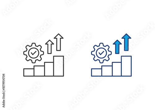 Improvement Icon Set Multiple Style Collection