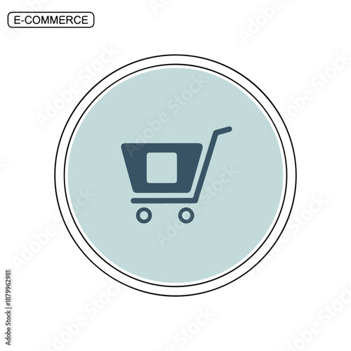 Shopping Cart Icon for E commerce