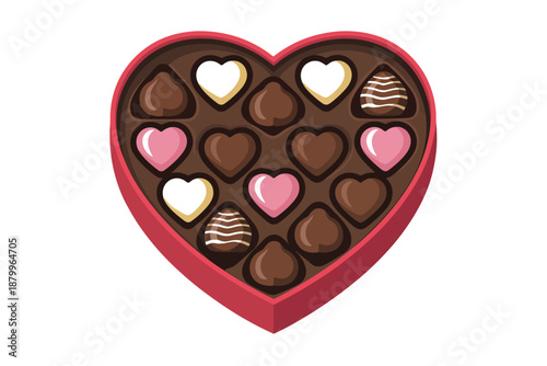 A heart-shaped box of assorted chocolates is a sweet gift for anyone.