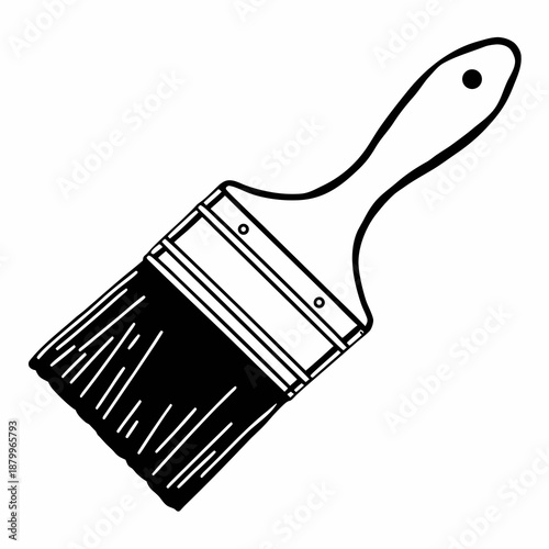 Paint Brush Vector Art - Symbol of Creativity and Artistic Endeavors