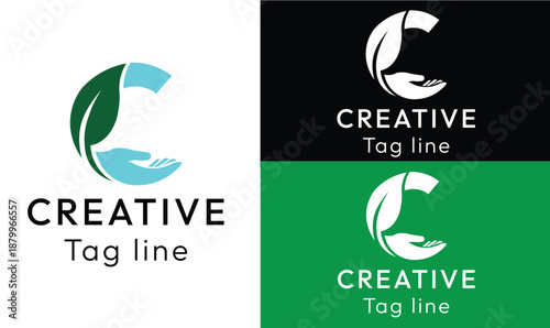 C letter Healthcare logo design, medical clinic and hospital brand identity

