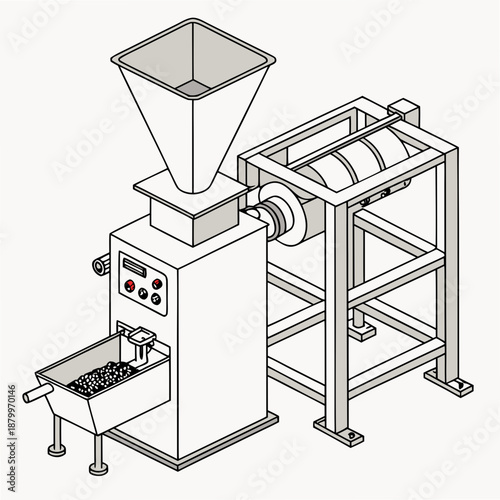 Industrial coffee roasting machine