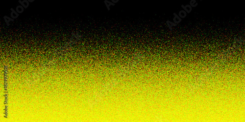 Yellow to Black Gradient Background with Grainy Texture, Modern Noise Effect, Digital Overlay, Creative Backdrop for Posters, Banners, Web Design, Branding and Advertising