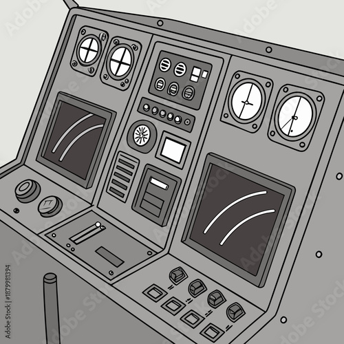 Aircraft control panel