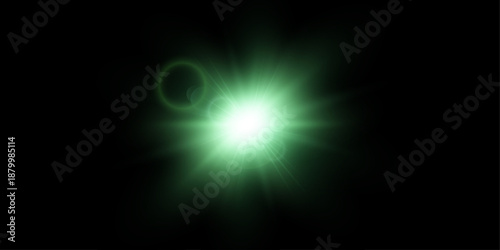  Abstract lighting overlay for vector graphics visual effects.