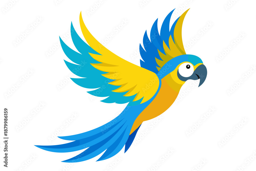 Obraz premium blue and yellow macaw