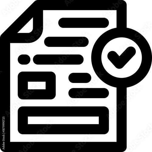 terms and conditions line icon. Clean and minimalist vector icon for websites, mobile apps, presentations, and logos. Fully scalable and customizable for any project.