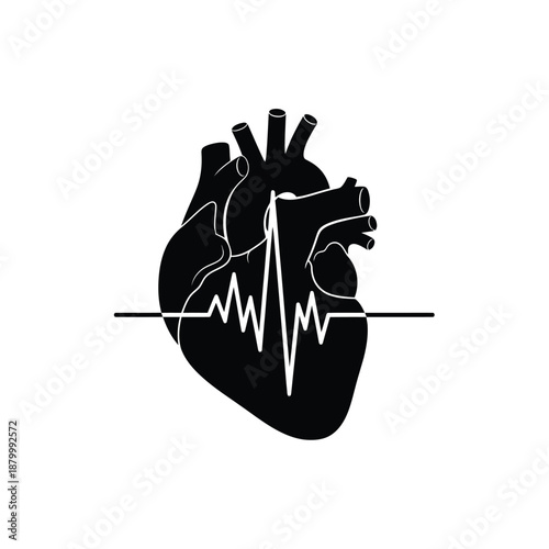 Heart Beat ECG Concept