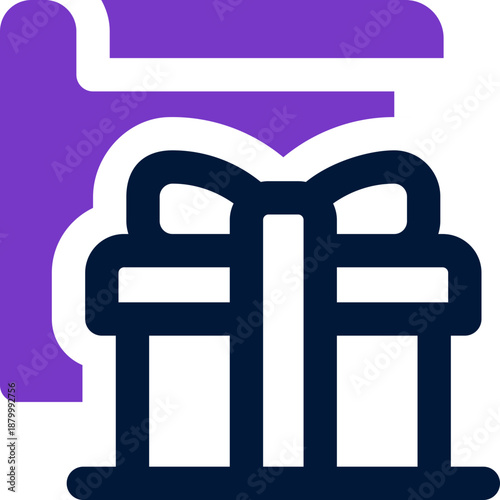 list duotone icon. Sleek and modern vector icon for websites, mobile apps, marketing materials, and corporate design. Fully scalable and ready to use.