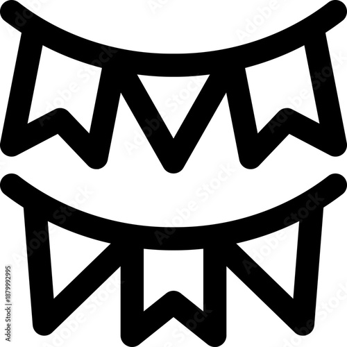 flag line icon. Clean and minimalist vector icon for websites, mobile apps, presentations, and logos. Fully scalable and customizable for any project.