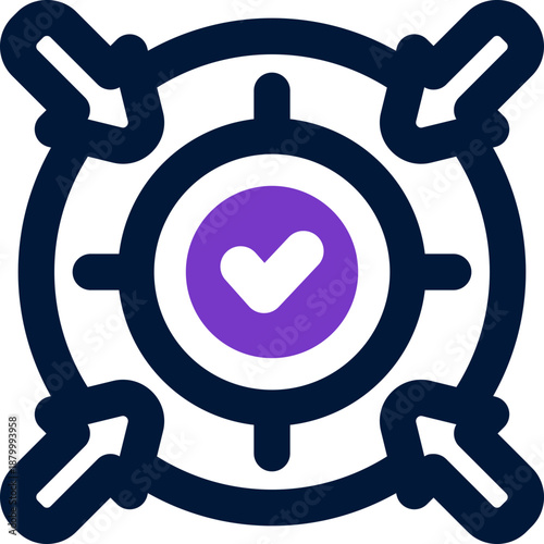 concentrate duotone icon. Sleek and modern vector icon for websites, mobile apps, marketing materials, and corporate design. Fully scalable and ready to use.