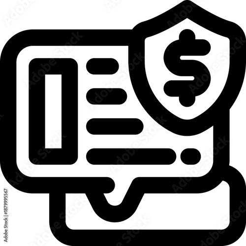 complaint line icon. Clean and minimalist vector icon for websites, mobile apps, presentations, and logos. Fully scalable and customizable for any project.