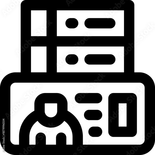 skill line icon. Clean and minimalist vector icon for websites, mobile apps, presentations, and logos. Fully scalable and customizable for any project.