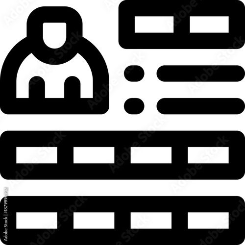 skill line icon. Clean and minimalist vector icon for websites, mobile apps, presentations, and logos. Fully scalable and customizable for any project.