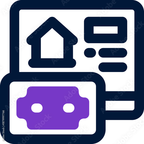 collateral duotone icon. Sleek and modern vector icon for websites, mobile apps, marketing materials, and corporate design. Fully scalable and ready to use.