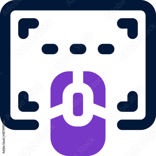 mouse duotone icon. Sleek and modern vector icon for websites, mobile apps, marketing materials, and corporate design. Fully scalable and ready to use.