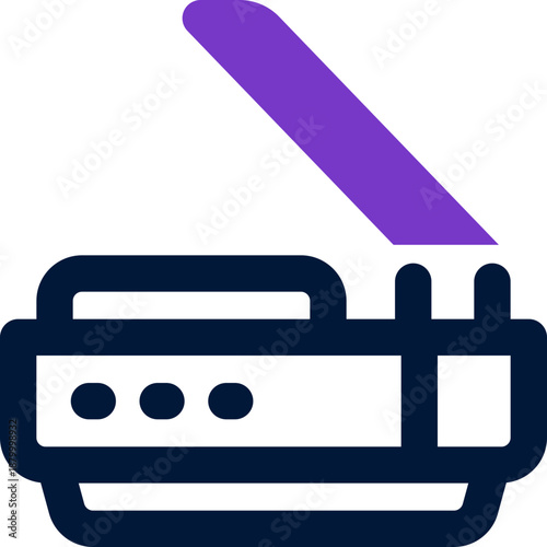 scanner duotone icon. Sleek and modern vector icon for websites, mobile apps, marketing materials, and corporate design. Fully scalable and ready to use.